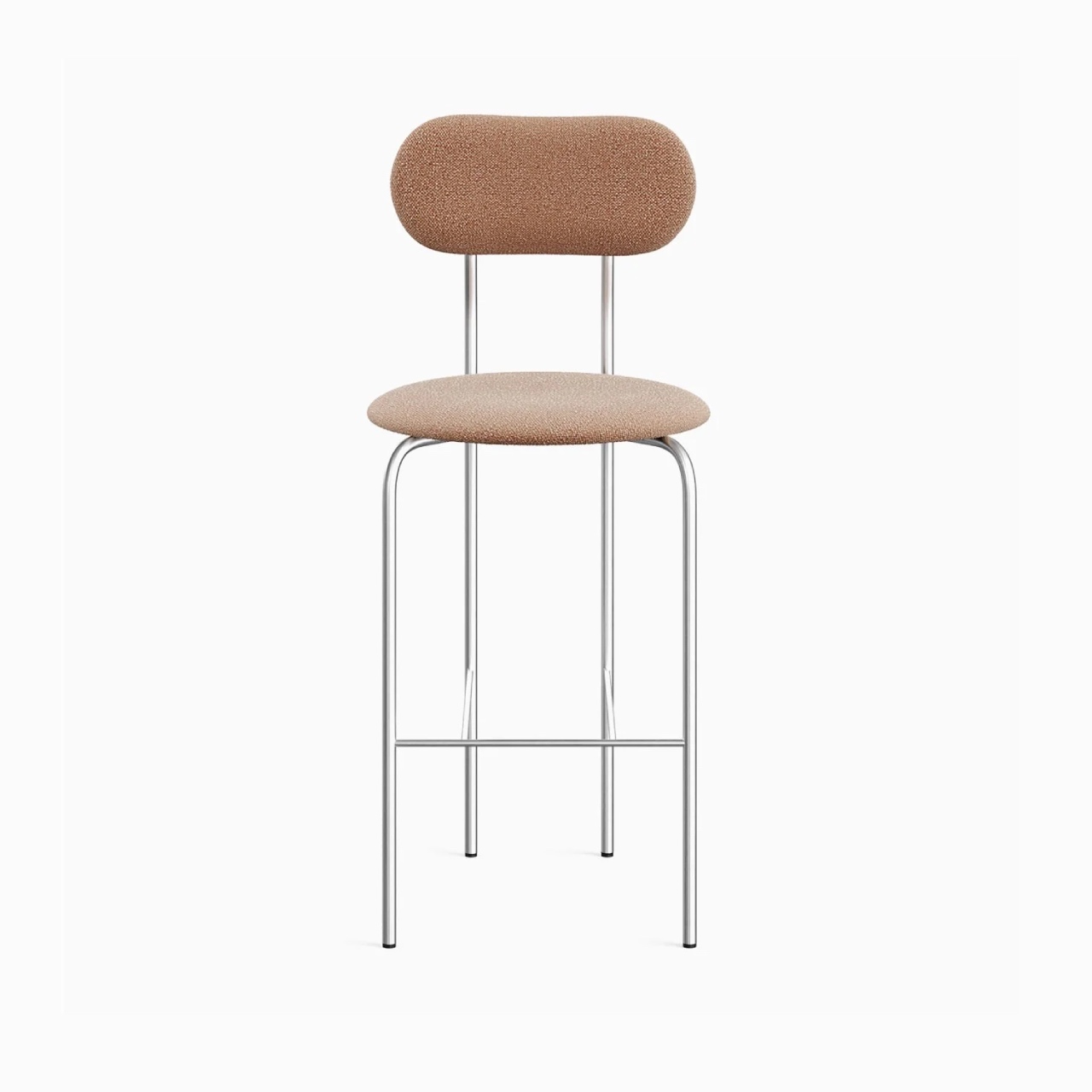 Стілець барний лаконічний Stool 5 Bar на основі з нержавіючої сталі