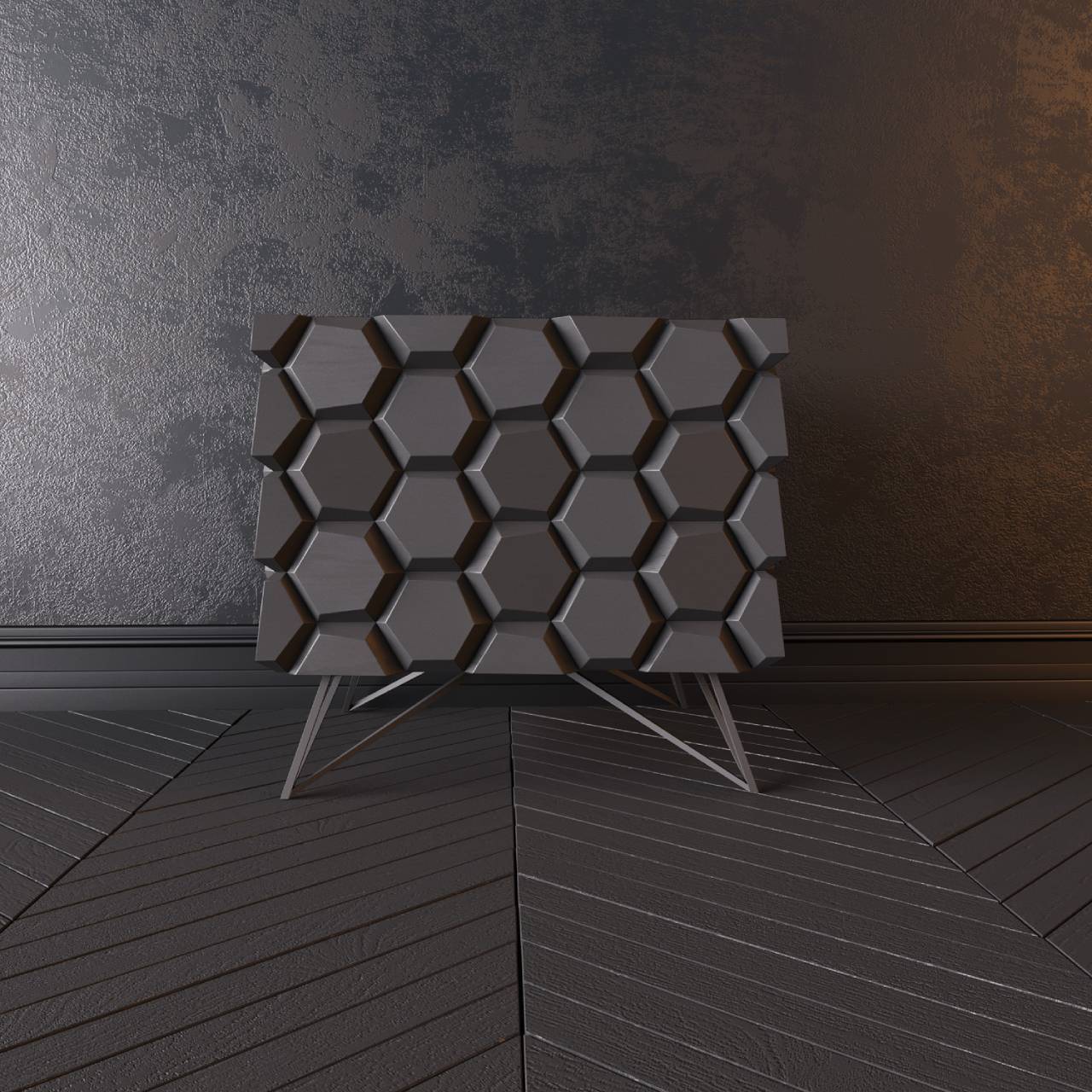 Приліжкова тумба HEXAGON 01