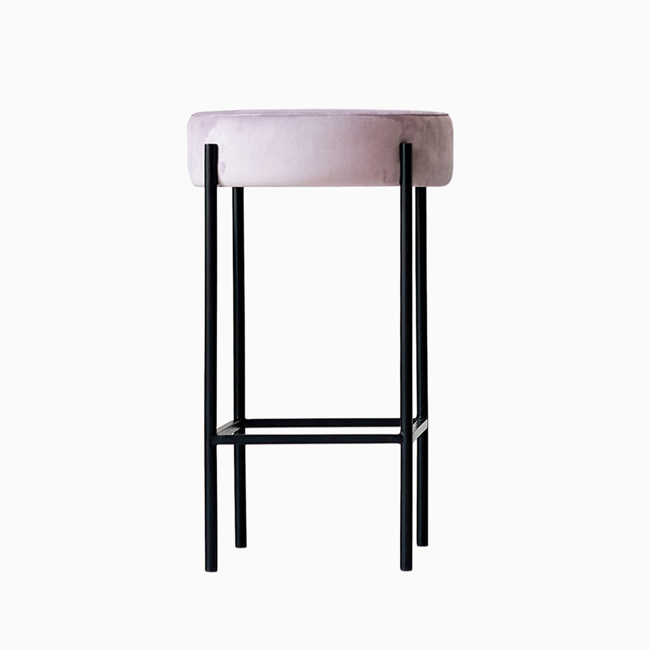 Стілець барний круглий Stool 4 Bar м'який на металевій основі